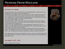 Tablet Screenshot of netsuke.nl